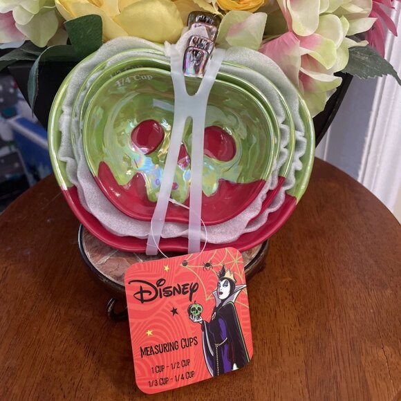 Disney Other - ZRIKE Disney Poison Apple Measuring Cup Set (1 Cup,1/2 Cup,1/3 Cup,1/4 Cup) -NEW